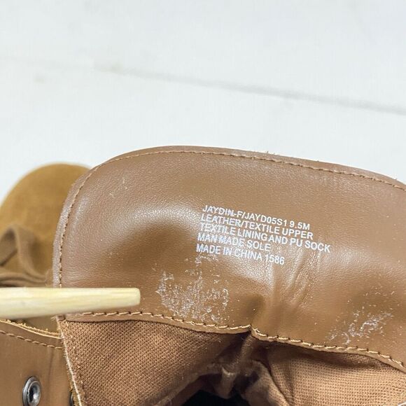 Steve Madden Jaydin-F Brown Suede Platform Boots Women's size 9.5M side zipper - Picture 7 of 13